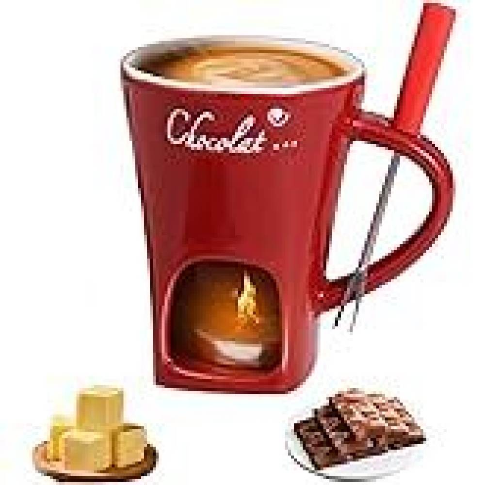 세라믹 초콜릿 퐁듀 머그, 창의적인 치즈 녹이는 용기, - Chocolate Snack 리뷰 및 가격