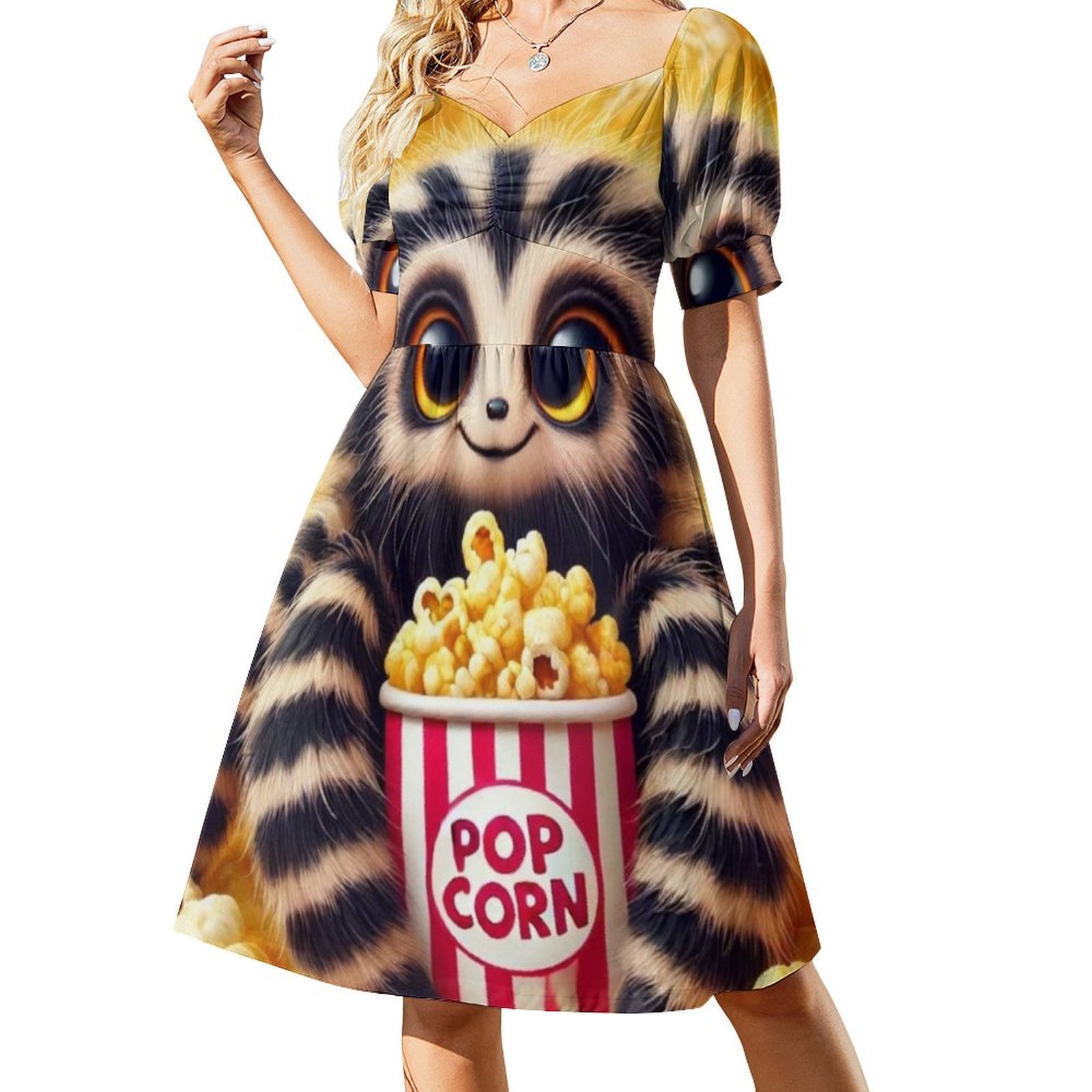 여성용 보헤미안 스타일의 소매 없는 드레스, 타란툴라  - Popcorn 리뷰 및 가격